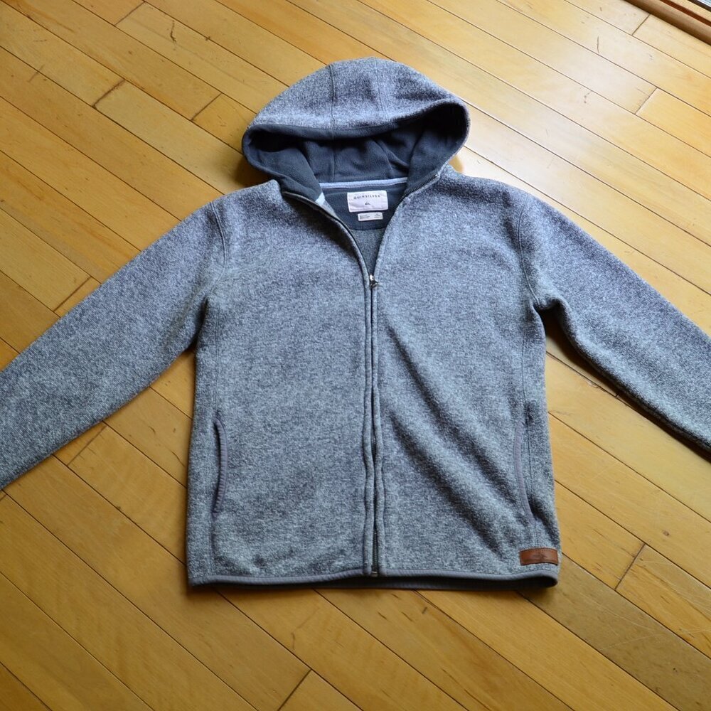 Quiksilver Boys' Keller Fleece Full-Zip Hoodie Size XL Youth